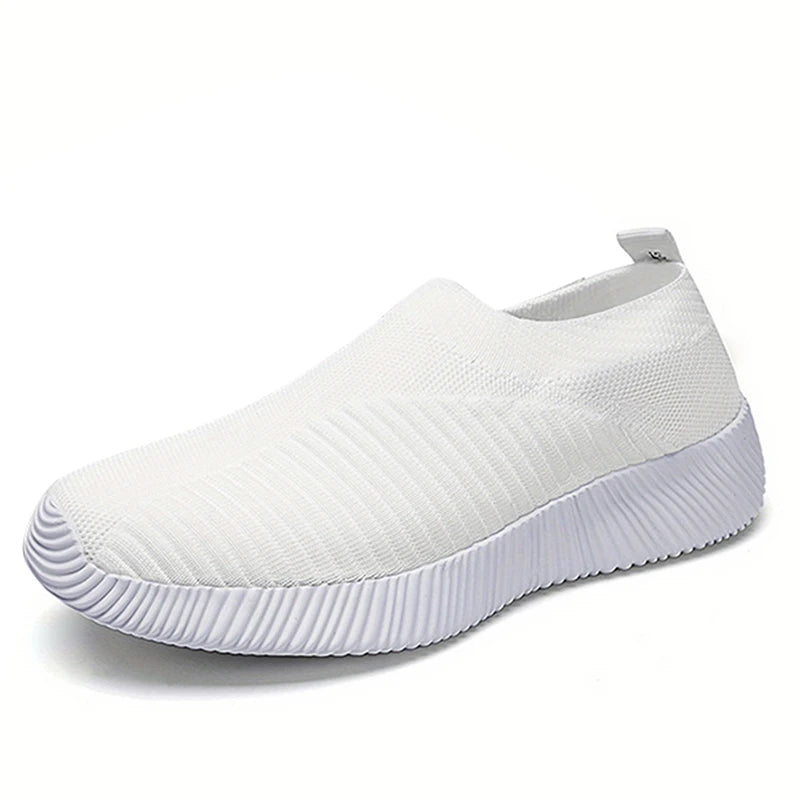 Fashion Women Flats Casual Women Shoe Slip on Women Loafers Walking Sock Sneakers Shoes Woman Outdoor plus Size Zapatos De Mujer