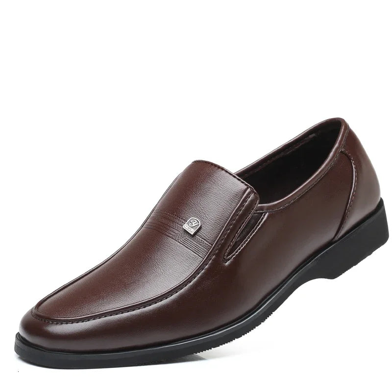 2023 Men'S Leather Shoes Autumn New Formal Shoes Men Big Size Dress Shoes Black Oxford Shoes for Men Zapatos De Hombre