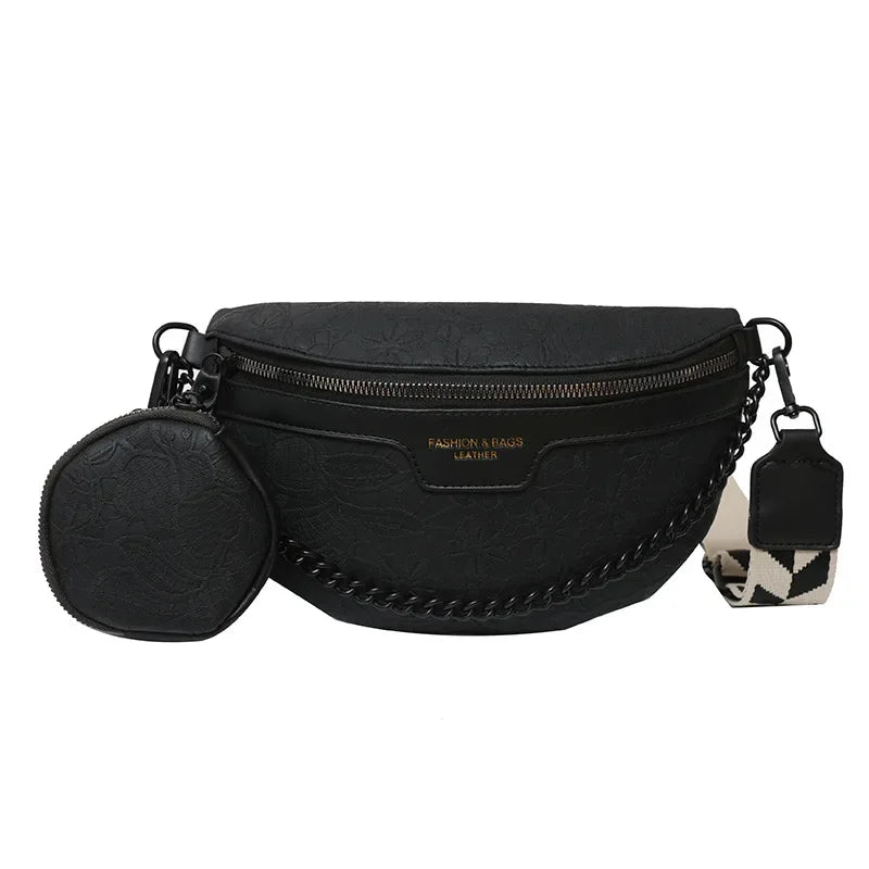 Designer Woman Chest Pack Retro Embroidery Belt Bag Coin Purse Luxury Lady Waist Bag Fashion Brand Shoulder Crossbody Chest Bags