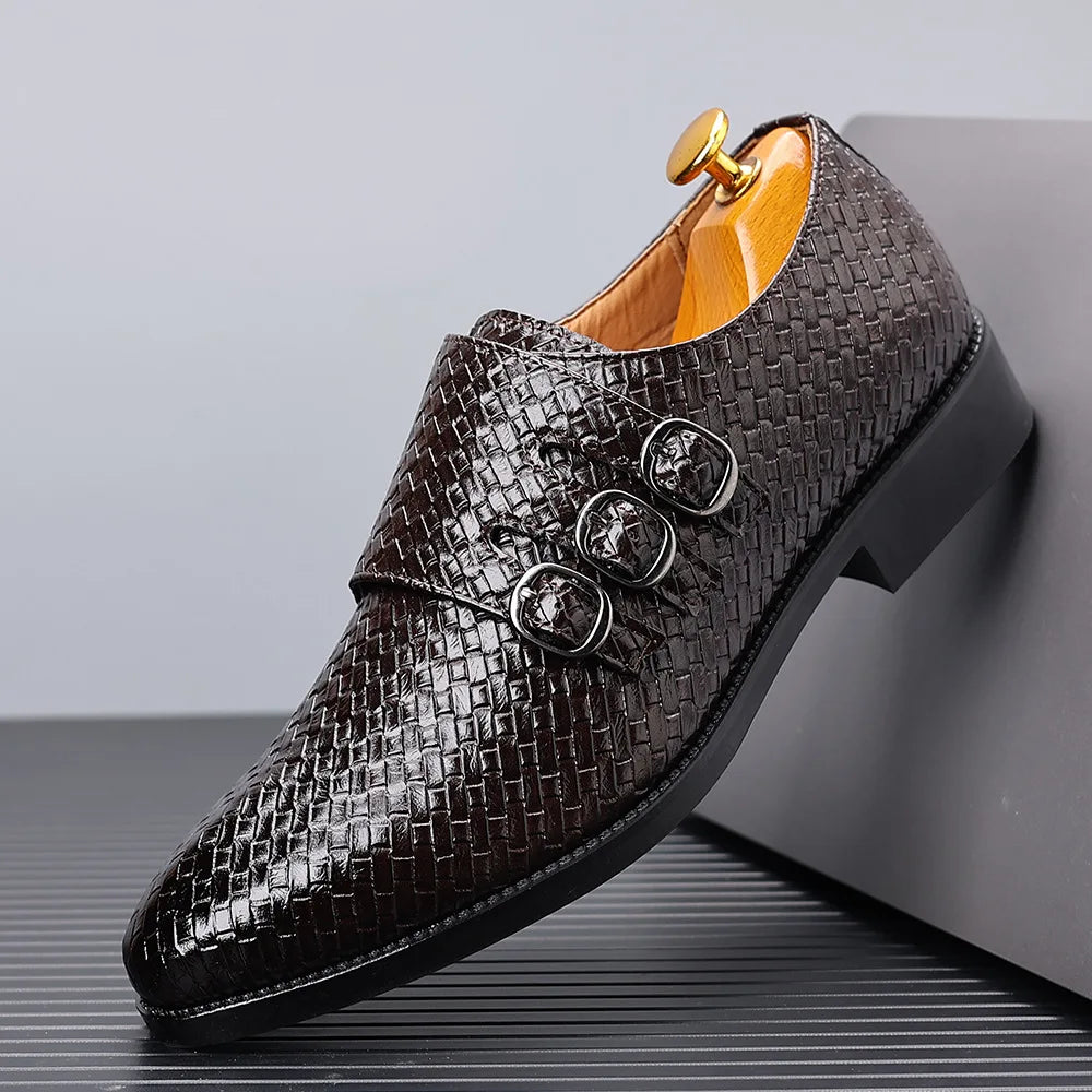 Men'S Dress Shoes Pointed Toe Mens Business Shoe Luxury Slip on Party Shoes High Quality Classic Men Shoes Fashion Zapatillas