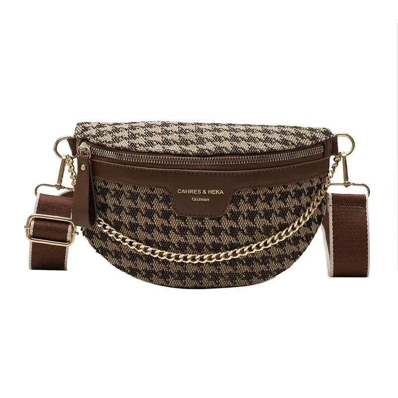 New Style Soft Zipper Pu Women'S Waist Packs 2026 High Quality Large Capacity Bags for Women Fashion Sewing Thread Handbags