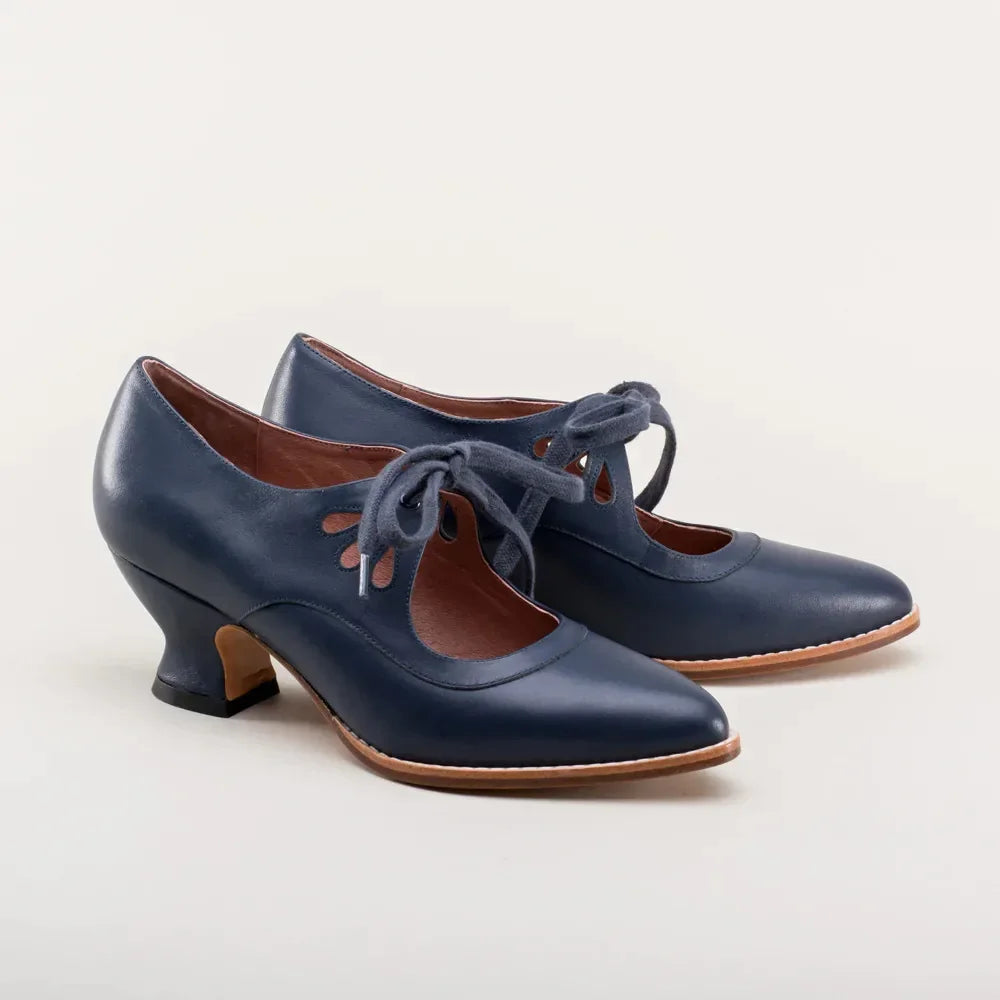 New European and American Hollow Out High Heel Shoes for Women Lace up Large Casual Shoes Women Shoes Zapatos De Mujer2023