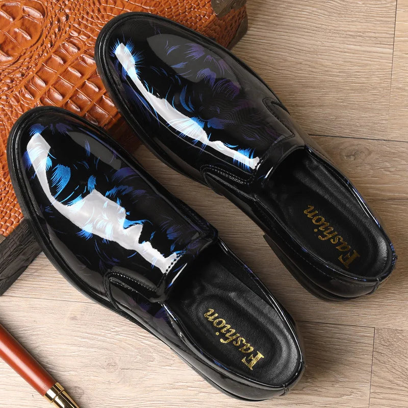 Fashion Men'S Shoes 2026 New Leather Dress Shoes Luxury Business Oxford Shoes for Men Office Wedding Footwear New Mocassin Homme