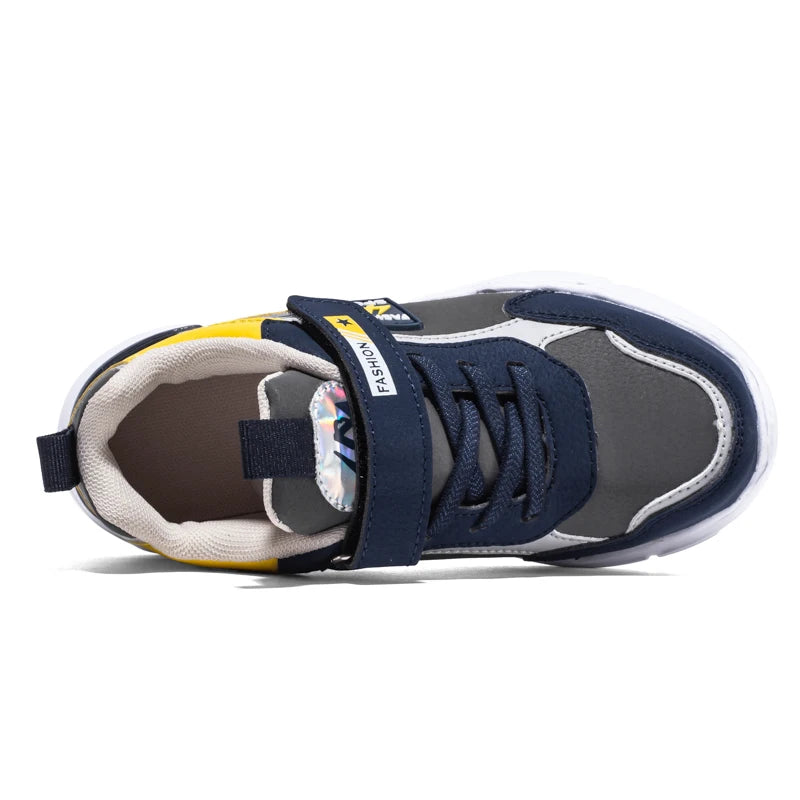 Four Seasons Children'S Fashion Sports Shoes Boys' Running Leisure Breathable Outdoor Kids Shoes Lightweight Sneakers Shoes