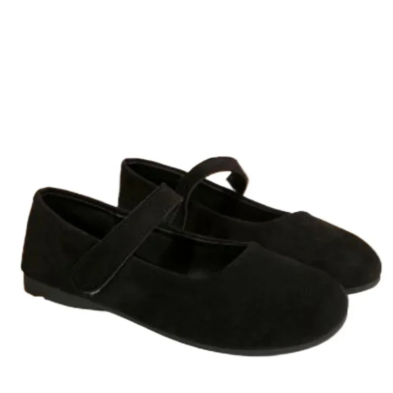 2025 Spring Autumn Mary Jane Casual Flat Shoes New French Retro Single Shoes Fashion Versatile Leather Shoes Zapatillas De Mujer