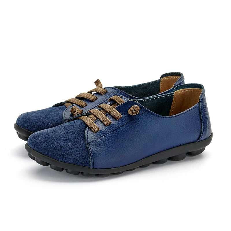 Women Flat Shoes Woman Fashion Women Slip on Shoes Leather Soft Walking Shoes Lightweight Woman Loafers Home Shoes Zapatos Mujer