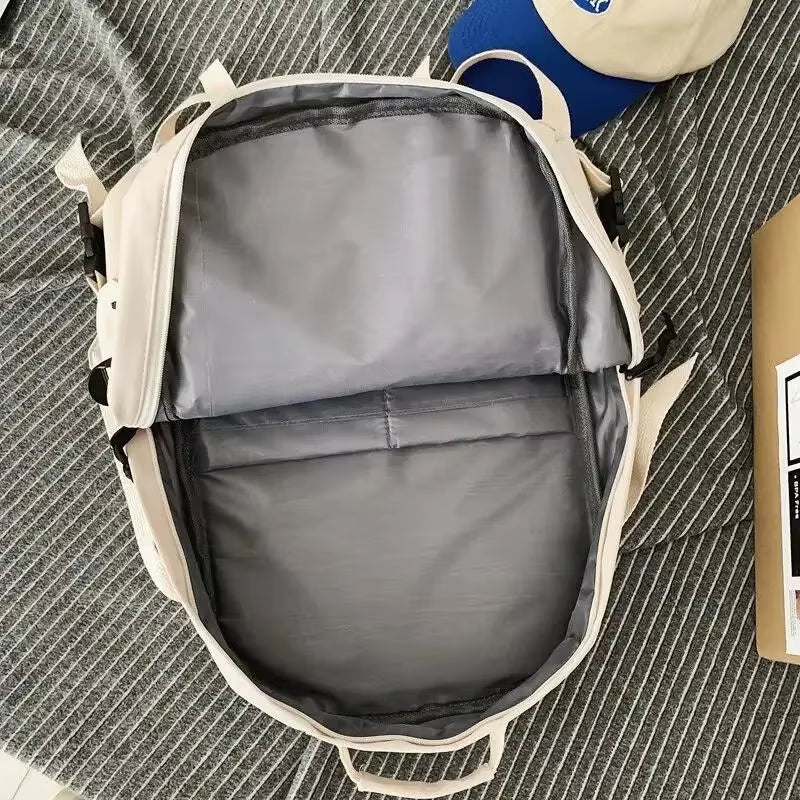 Men'S and Women'S Large Capacity Casual Schoolbag Universal Nylon Backpack Fashion Computer Backpack Daily Commuting