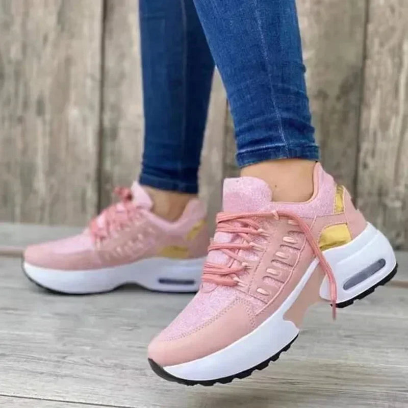Tenis Women Sneakers Platform Casual Shoes for Women 2025 New Comfort Mesh Anti-Slip Running Shoes plus Size Zapatillas De Mujer