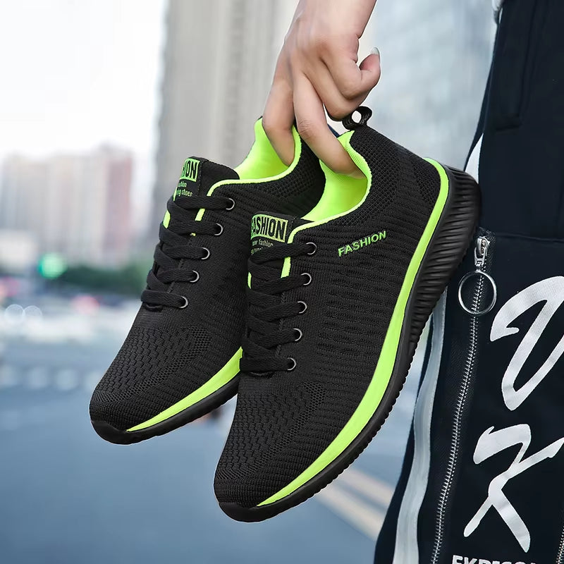 Sports Shoes for Men Shoes Sneakers Black Shoes Casual Men Knit Sneakers Breathable Athletic Running Walking Gym Shoes