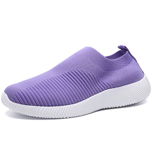 Fashion Women Flats Casual Women Shoe Slip on Women Loafers Walking Sock Sneakers Shoes Woman Outdoor plus Size Zapatos De Mujer