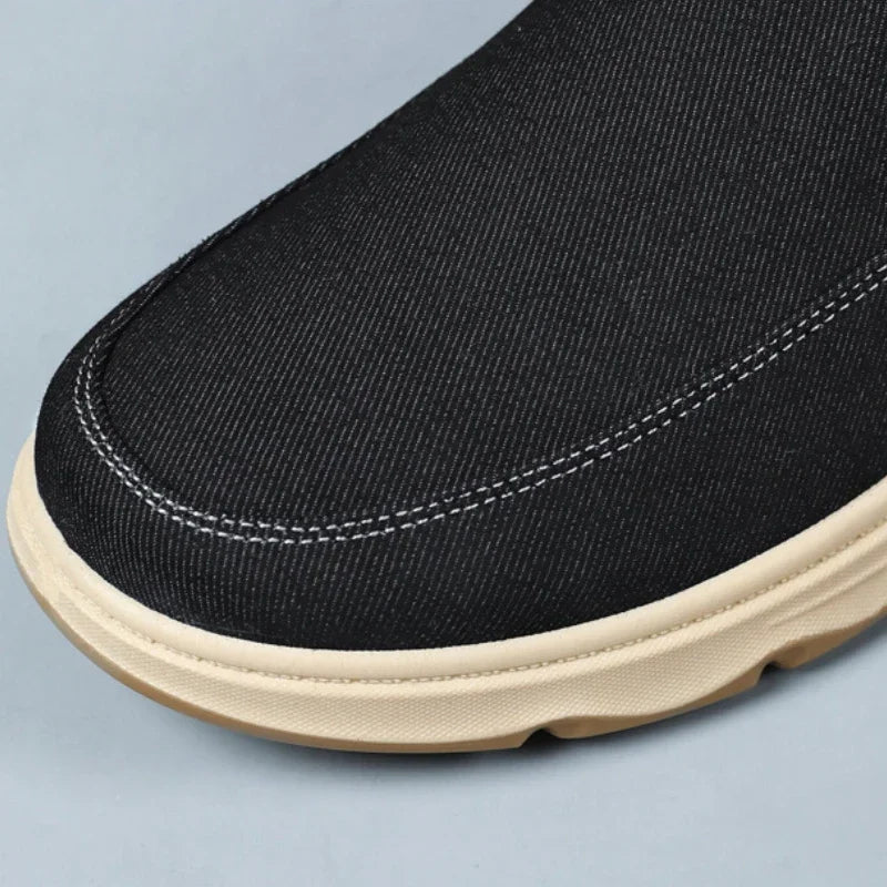 Men Canvas Shoes Fashion Breathable Casual Shoes for Men Light Non-Slip Loafers Outdoor Non-Slip Walking Shoes Men Sneakers New