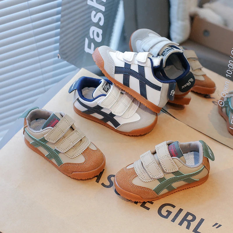 2026 Spring and Autumn New Korean Edition Children'S Single Shoes Casual Running Shoes Baby Walking Shoes