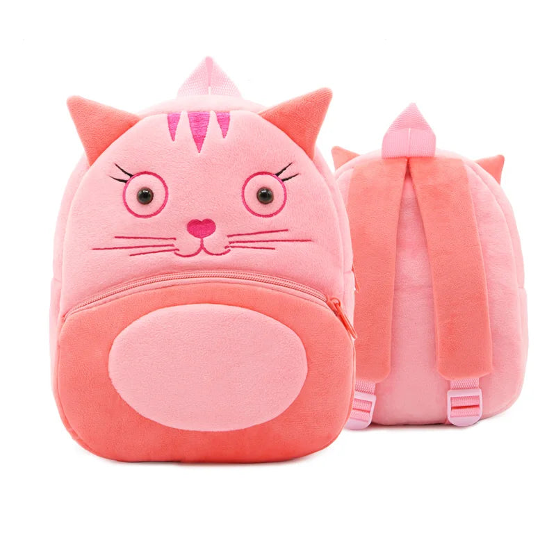 Cute Animals Cartoon Plush Children Backpacks Schoolbag Girls Boys Casual Baby Bags