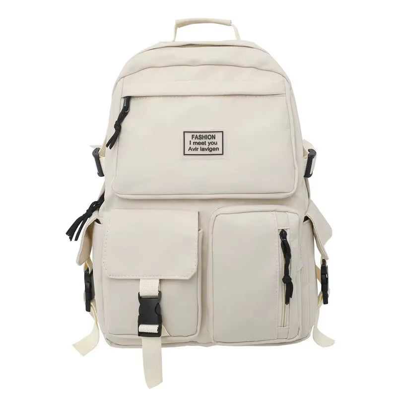 Men'S and Women'S Large Capacity Casual Schoolbag Universal Nylon Backpack Fashion Computer Backpack Daily Commuting