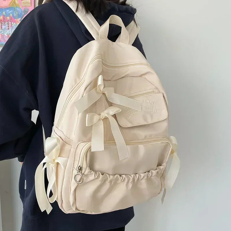 2025 Fashion Backpack Canvas Women Backpack Anti-Theft Shoulder Bags New School Bag for Teenager Girls School Backapck Female