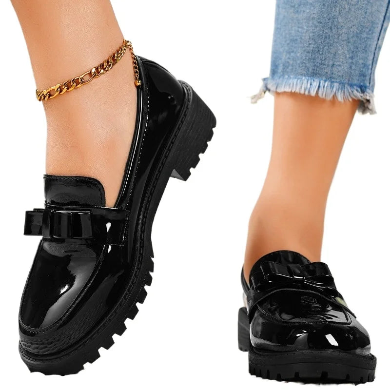 2024 New Summer Ladies Fashion round Toe Retro Solid Color Mary Jane Shoes Daily Casual Shopping Ladies High Heels Zapatos Mujer