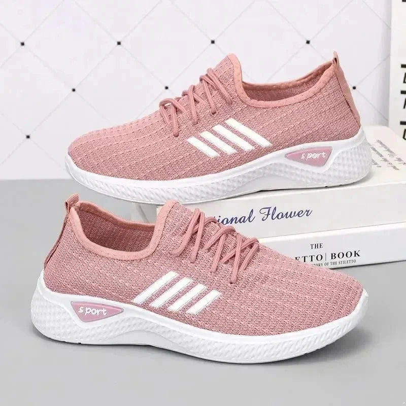 Women'S Running Shoes Adult Sneakers Net Shoes Comfortable Soft Sneakers for Women Breathable Casual Shoes