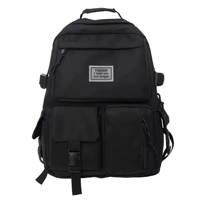 Men'S and Women'S Large Capacity Casual Schoolbag Universal Nylon Backpack Fashion Computer Backpack Daily Commuting