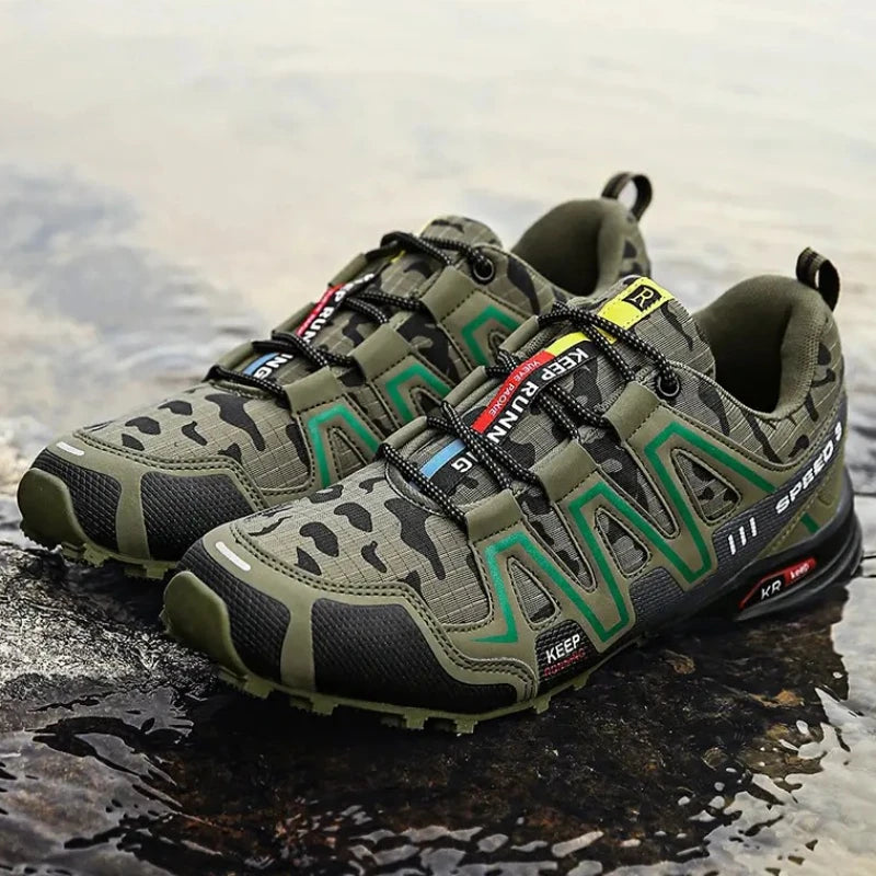 Men'S Casual Sports Shoes Outdoor Lightweight Sports Shoe Mesh Breathable Hiking Shoe Outdoor Camping Shoe Walking Sports Sho