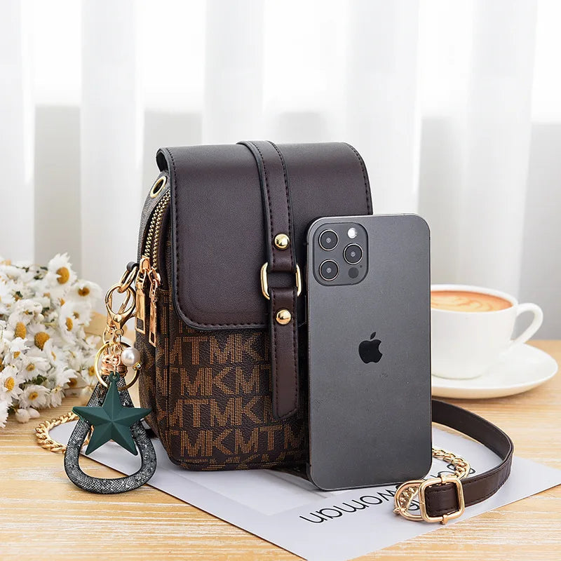 Summer Popular Women'S Bags 2026 Fashion Small Square Bag Wild Shoulder Bag Letter Printing Messenger Bag Mini Mobile Phone Bag
