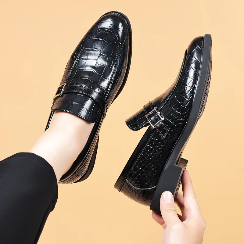 Plus Size 38-48 Oxford Shoes for Men Loafers Slip on Men Dress Shoes Business Shoes Formal Shoe Men Casual Busines Sapato Social