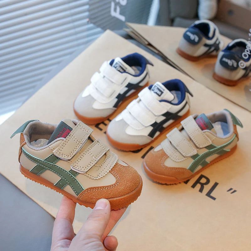2026 Spring and Autumn New Korean Edition Children'S Single Shoes Casual Running Shoes Baby Walking Shoes