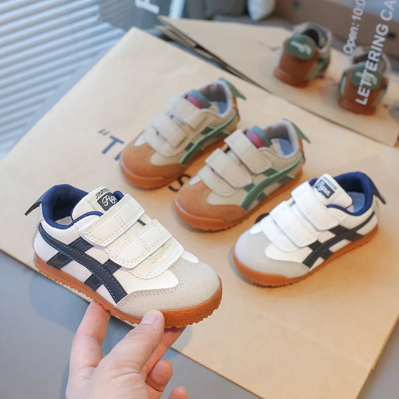 2026 Spring and Autumn New Korean Edition Children'S Single Shoes Casual Running Shoes Baby Walking Shoes