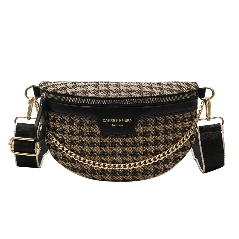 New Style Soft Zipper Pu Women'S Waist Packs 2026 High Quality Large Capacity Bags for Women Fashion Sewing Thread Handbags