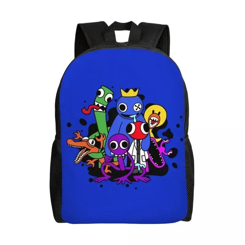 Custom Rainbows Friends Hug It Out Travel Backpack Men Women School Computer Bookbag Video Game College Student Daypack Bags