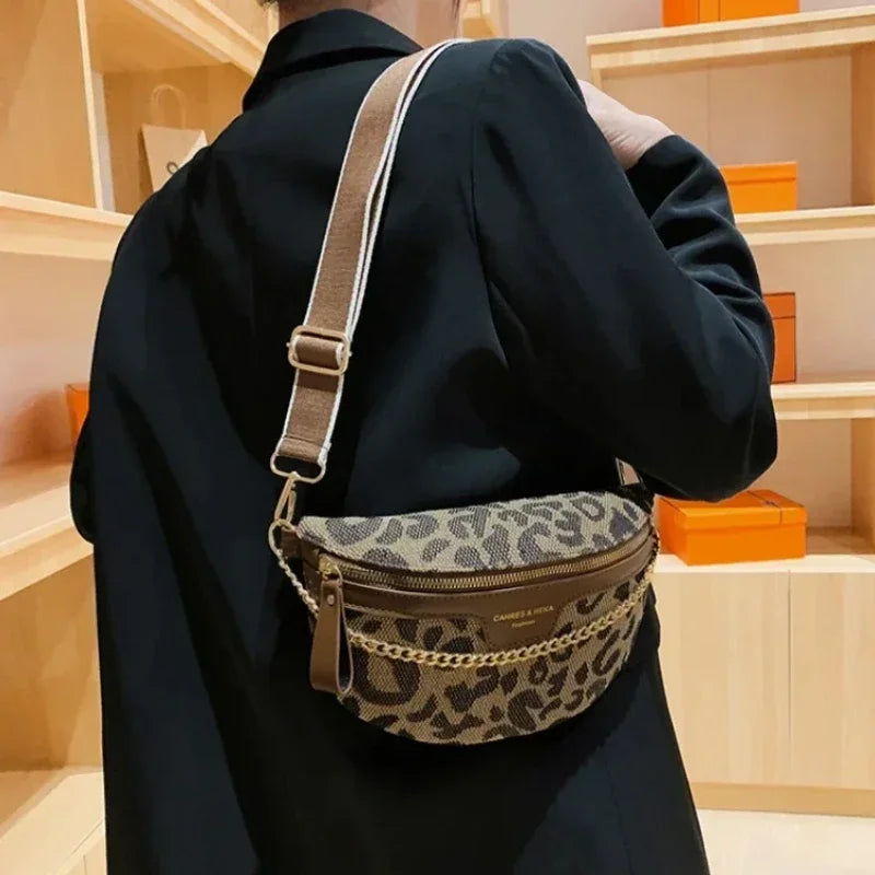 New Style Soft Zipper Pu Women'S Waist Packs 2026 High Quality Large Capacity Bags for Women Fashion Sewing Thread Handbags