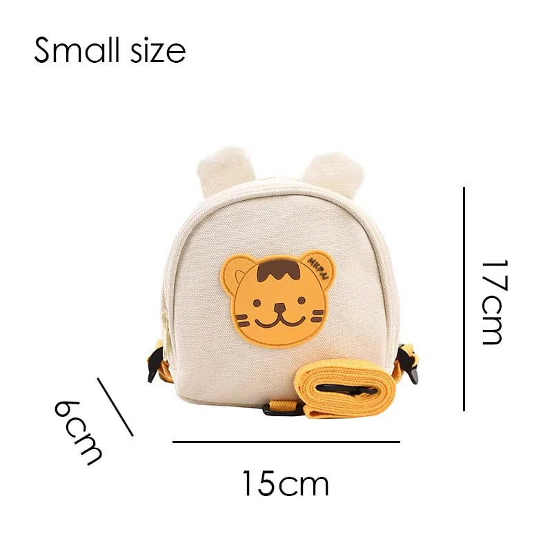 Canvas Baby Backpacks Kindergarten School Bag Bear Bunny Korean Anti-Lost Kids Bags for Girls Boys Children Backpacks for Travel