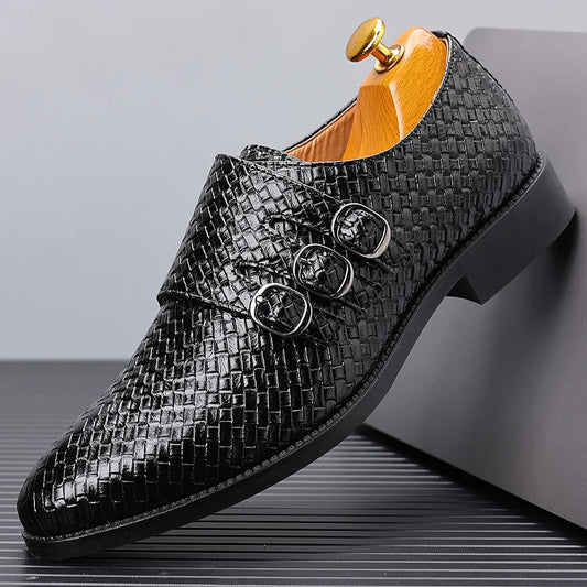 Men'S Dress Shoes Pointed Toe Mens Business Shoe Luxury Slip on Party Shoes High Quality Classic Men Shoes Fashion Zapatillas