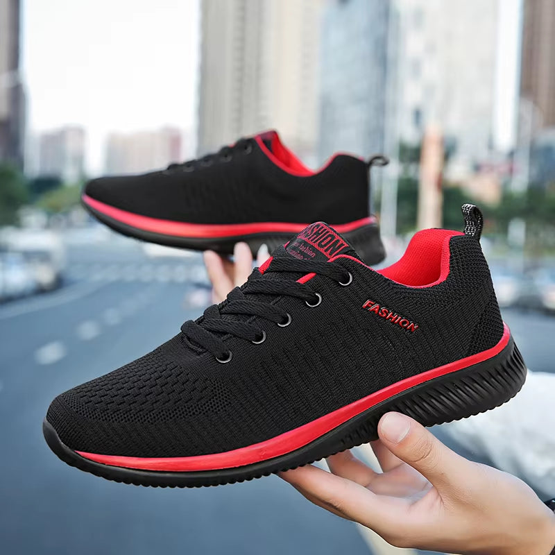 Sports Shoes for Men Shoes Sneakers Black Shoes Casual Men Knit Sneakers Breathable Athletic Running Walking Gym Shoes