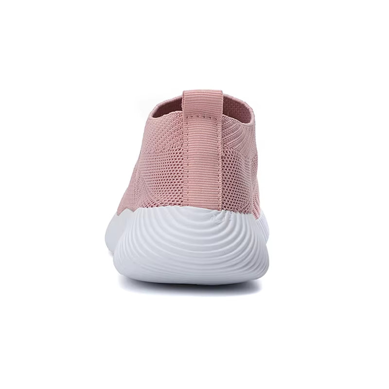 New Pink Women Shoes Soft Sneakers Lightweight and Comfortable Women Slip on Lazy Loafers Walking Shoes for Women Size 36-42