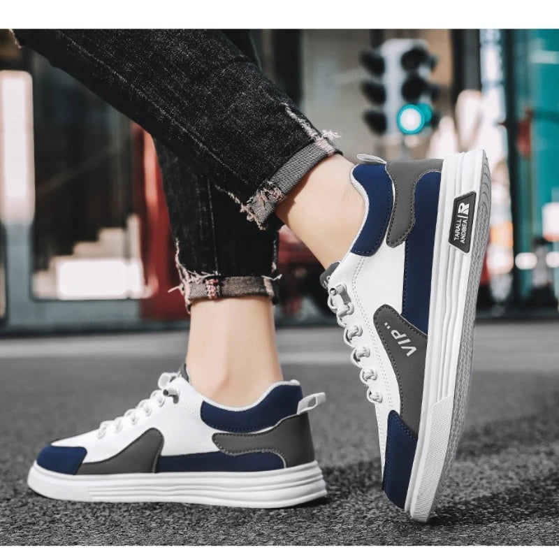 Men'S Shoes Outdoor Sneakers Low Top Leather Male Loafers Trend Comfortable Running Shoes High Quality Slip on Men Casual Shoes