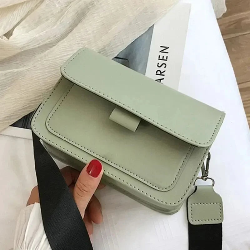 Fashion Women Crossbody Bag PU Leather Small Shoulder Messenger Handbag for Travel
