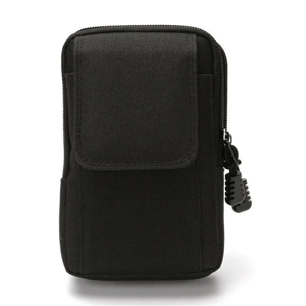 Men'S Tactical Waist Pack - Military Belt Pouch Bag for Running/Camping, Small Outdoor Travel EDC Pouch with Soft Back