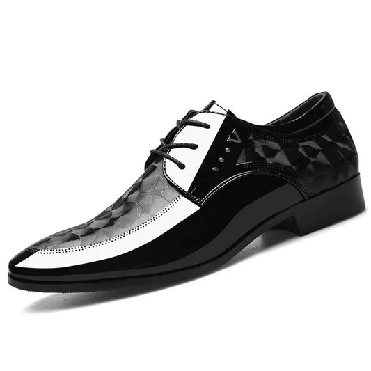 Men'S Oxfords Shoes Lace up Point Toe Business Casual Shoes for Men Wedding Party Office Men'S Shoes Luxury Dress Shoe 2026 New