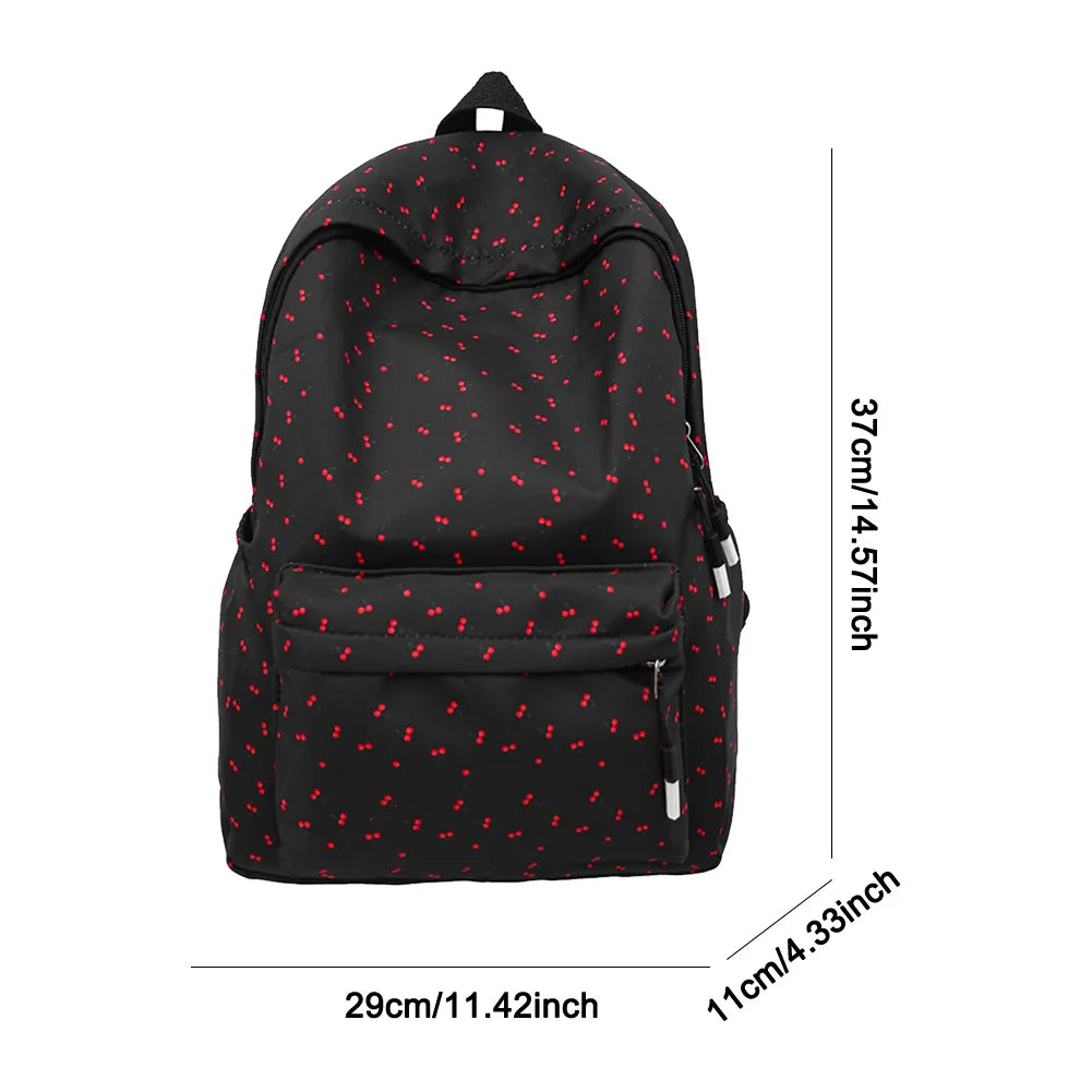 Women Casual School Bag Large Capacity Versatile Rucksack Adjustable Strap Soft Laptop Backpack Outdoor Camping Picnic Backpack