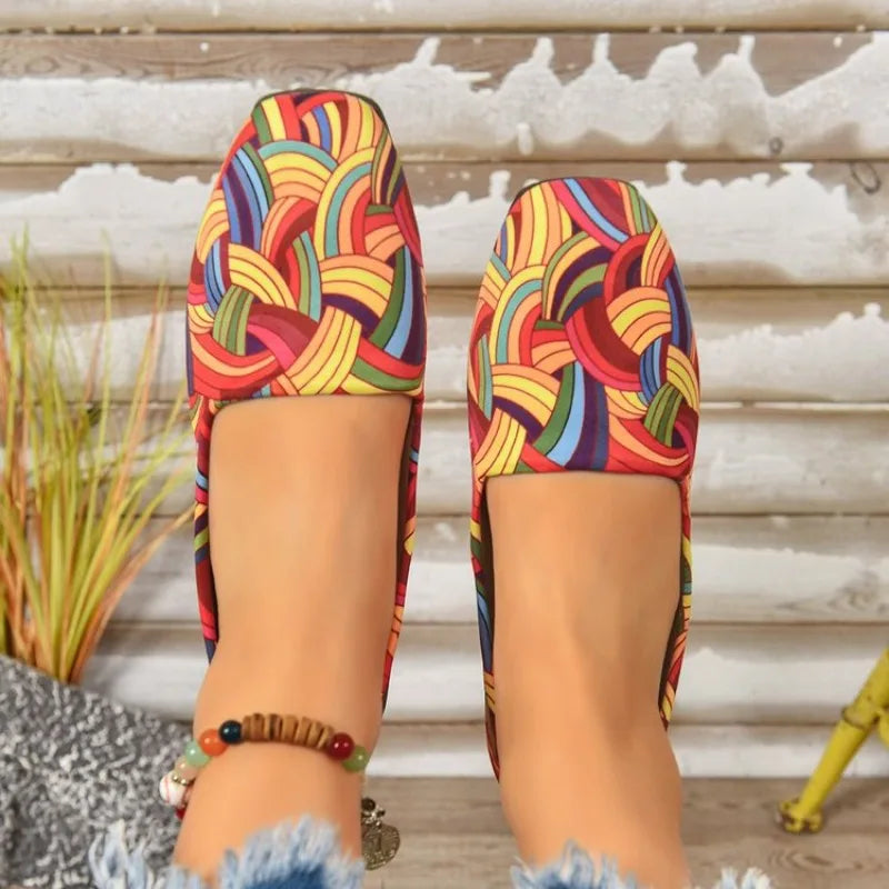 New Arrival 2025 Women round Toe Beautiful and Fashion Summer Flat Women'S Shoes Flat Ballerina Comfortable Women Casual Shoes