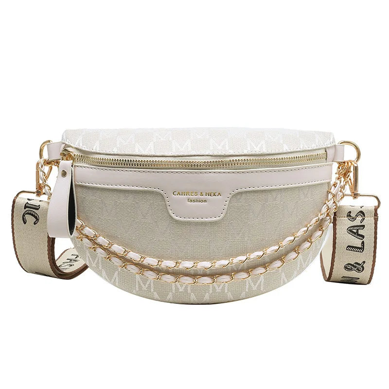 Ins Women'S Summer Fashion Waist Bag Street Trend Canvas Belt Bag Fashion Women'S Shoulder Bag Crossbody Bags for Women Belt Bag