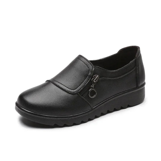 Fashion Womens Flat Shoes Female Moccasin Slip-On Shoes Lightweight Women Casual Shoe Solid Color Versatile Zapatos De Mujer