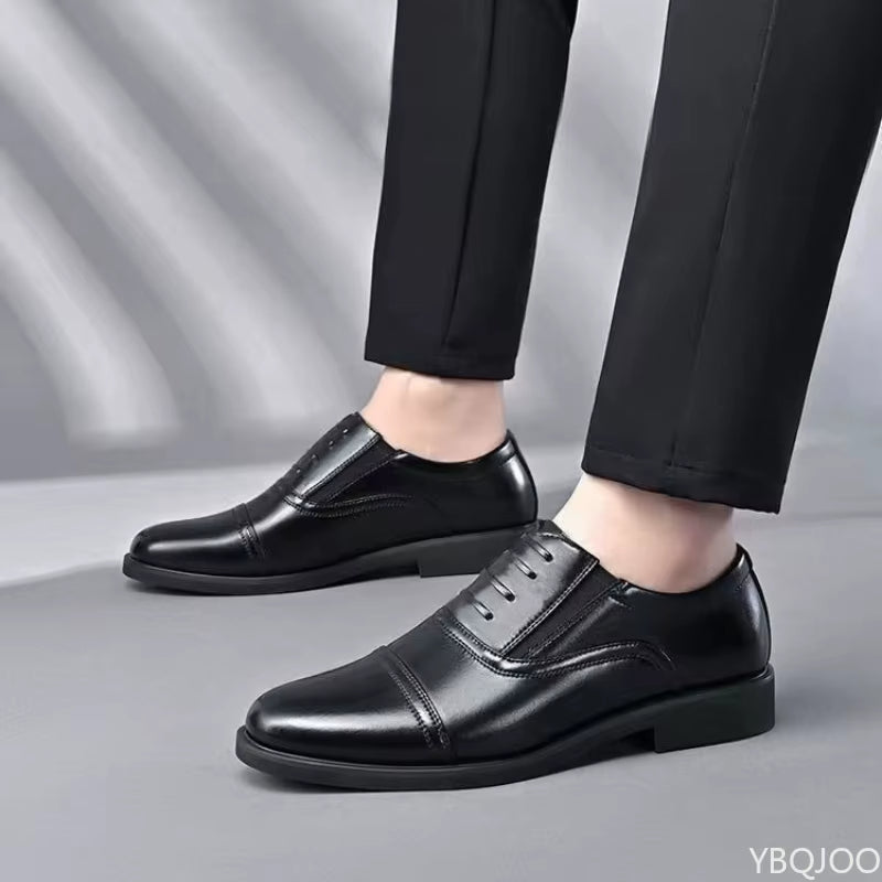 Large Size Fashionable Men'S Daily Comfortable Business Office Formal Shoes Low Cut round Toe Multifunctional Men'S Wedding Shoe