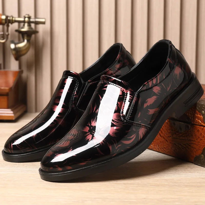 Fashion Men'S Shoes 2026 New Leather Dress Shoes Luxury Business Oxford Shoes for Men Office Wedding Footwear New Mocassin Homme