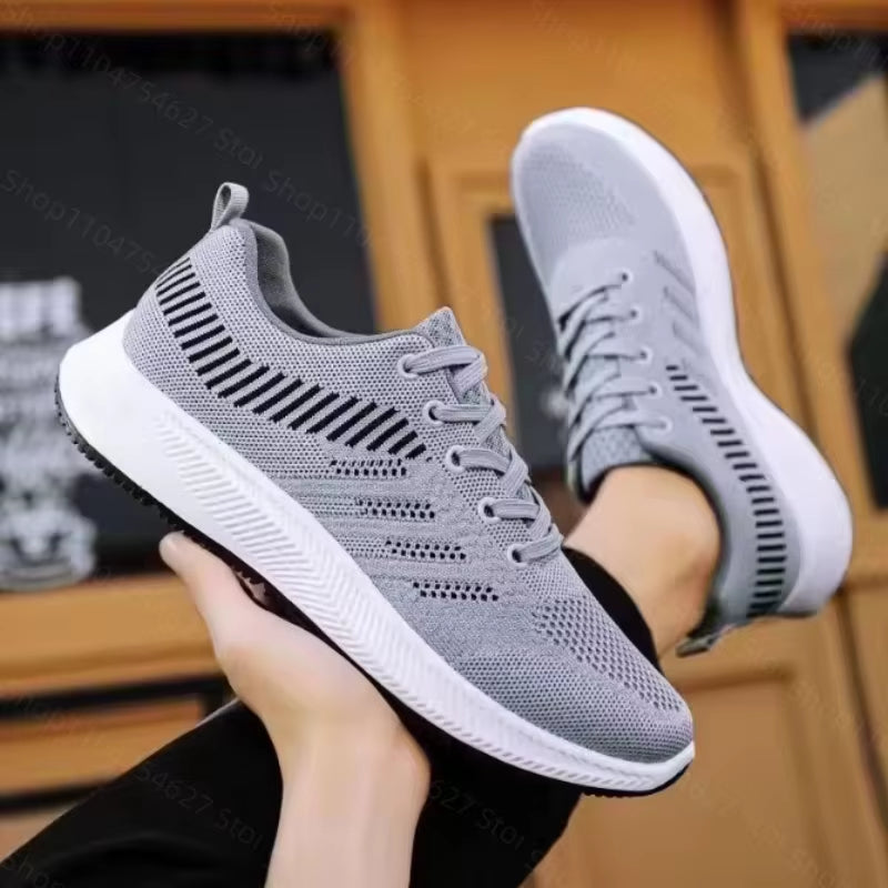 Men'S Spring Wear-Resistant Trendy and Versatile New Soft Sole Comfortable Running Casual Shoes Sports Shoes Men'S Casual Shoes