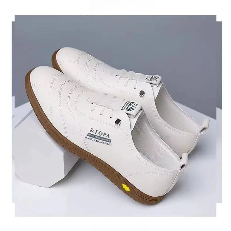 Men'S Loafers Fashion Casual Leather Shoes for Men Comfortable Soft Sole Driving Shoes Classic Versatile Walking Shoes