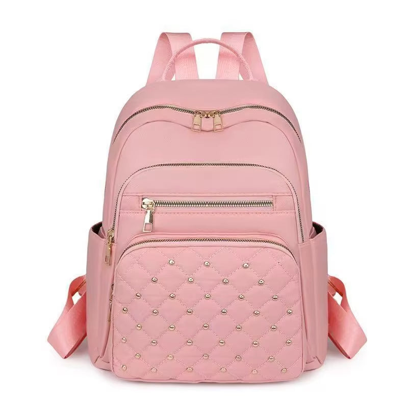 Travel Backpack, Double-Shoulder Bag, Fashionable Travel Schoolbag, Women'S Large-Capacity Multi-Purpose Bag