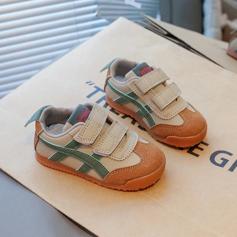 2026 Spring and Autumn New Korean Edition Children'S Single Shoes Casual Running Shoes Baby Walking Shoes