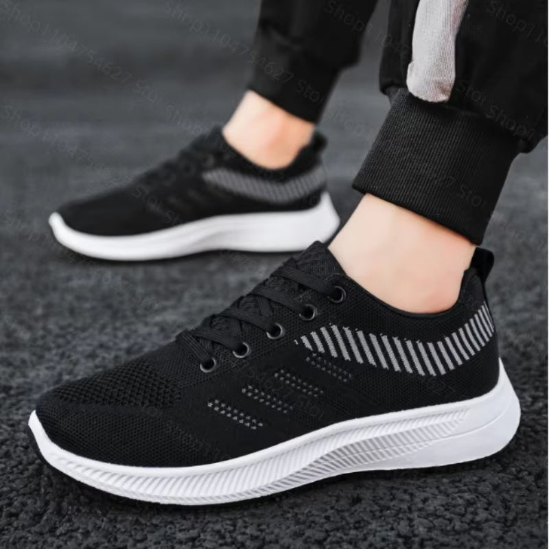 Men'S Spring Wear-Resistant Trendy and Versatile New Soft Sole Comfortable Running Casual Shoes Sports Shoes Men'S Casual Shoes