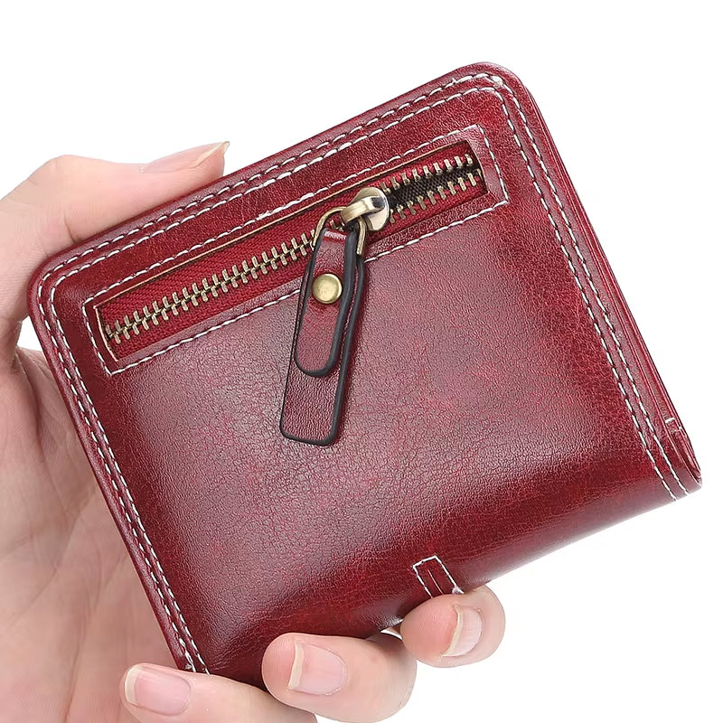 New Mini Women Wallets Slim Women Fashion Small Wallets Zipper PU Leather Quality Female Purse Card Holder Wallet